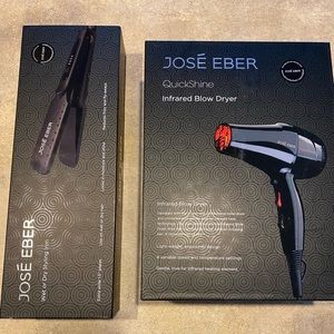 Infrared blow dryer and styling iron